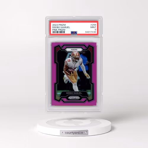 2023 Panini Prizm #268 Deebo Samuel - Pink Prizm (PSA 9 MINT)