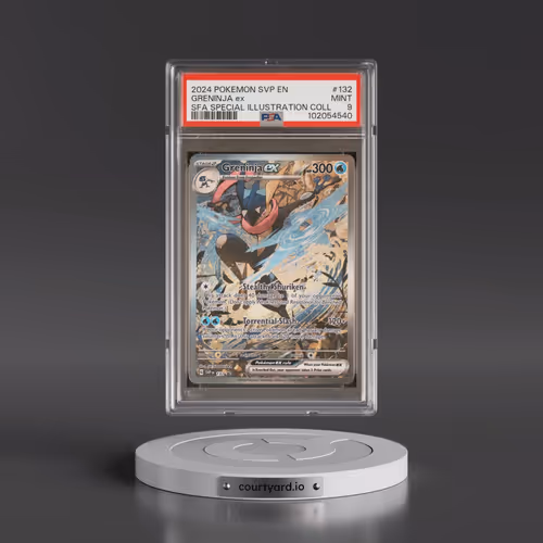 2024 Pokémon Svp EN-SV Black Star Promo #132 Greninja EX - Holo Shrouded Fable Special Illustration
