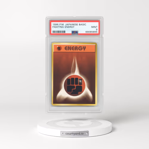 1996 Japanese Base Set Fighting Energy (PSA 9 MINT)