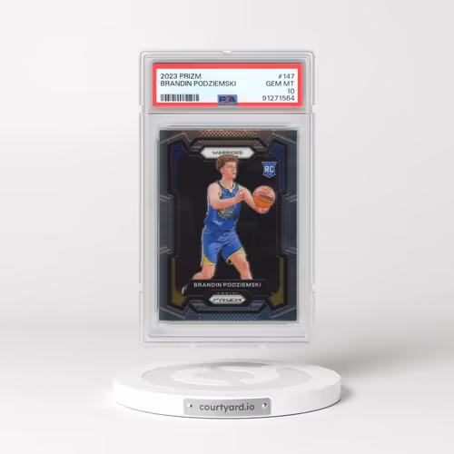 2023 Panini Prizm #147 Brandin Podziemski (PSA 10 GEM MINT)