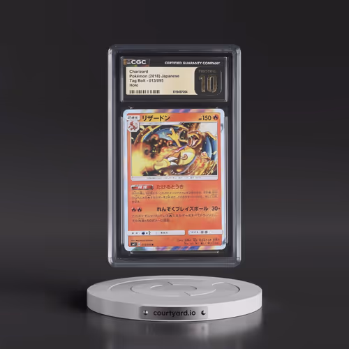 2018 Tag Bolt #013/095 Charizard - Holo (CGC 10 PRISTINE)