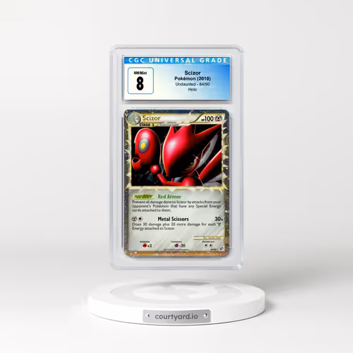 2010 Undaunted #84/90 Scizor - Holo (CGC 8 NM-MT)