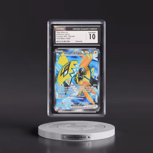 2023 Paradox Rift - PAR EN #222/182 Tapu Koko ex - Ultra Rare (CGC 10 GEM MINT)