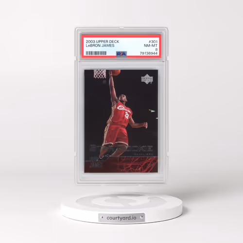 2003 Upper Deck #301 LeBron James (PSA 8 NM-MT)