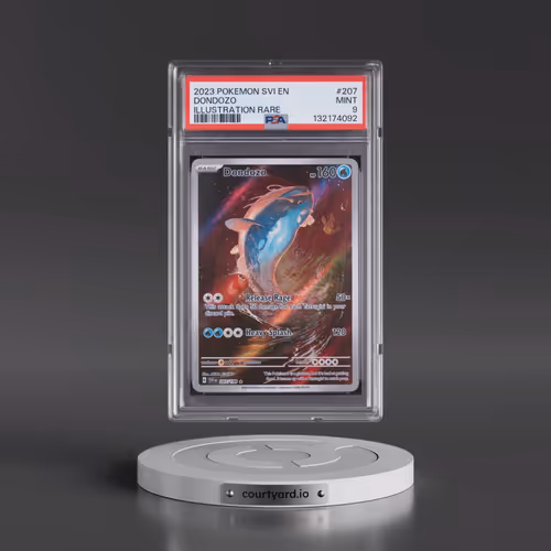2023 Pokémon Svi EN-Scarlet & Violet #207 Dondozo - Illustration Rare (PSA 9 MINT)