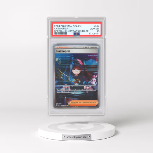 2024 Pokémon Sfa EN-Shrouded Fable #094 Cassiopeia - Special Illustration Rare (PSA 10 GEM MINT)