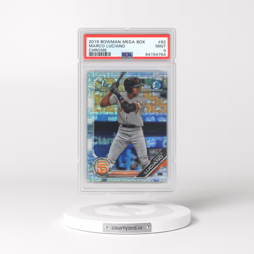 2019 Bowman Mega Box Chrome #82 Marco Luciano (PSA 9 MINT)