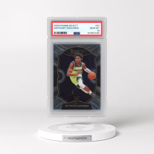 2020 Panini Select #61 Anthony Edwards (PSA 10 GEM MINT)