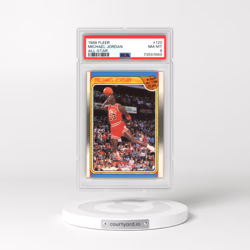 1988 Fleer #120 Michael Jordan - All-Star (PSA 8 NM-MT)