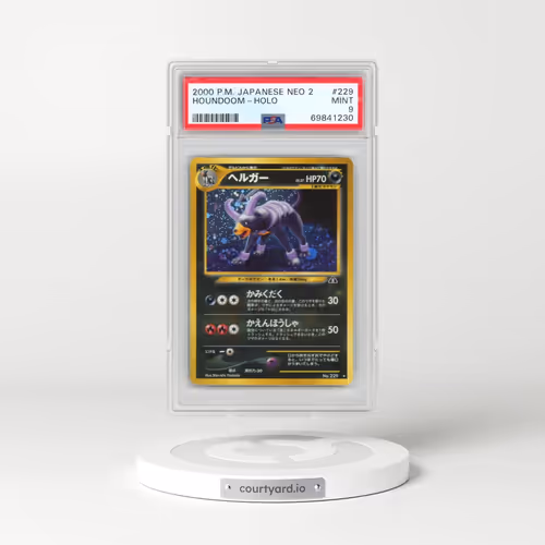 2000 Pokémon Neo 2 #229 Houndoom - Holo (PSA 9 MINT)