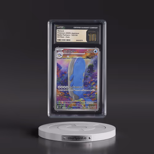 2025 Battle Partners - sv9 #103/100 Wailord - Art Rare Holo (CGC 10 PRISTINE)