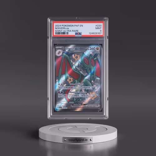 2024 Pokémon Paf EN-Paldean Fates #220 Noivern EX - Holo Shiny Ultra Rare (PSA 9 MINT)