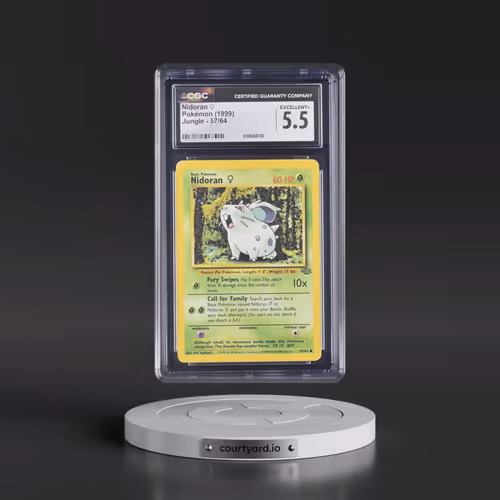 1999 Jungle #57/64 Nidoran â?? (CGC 5.5 EX+)