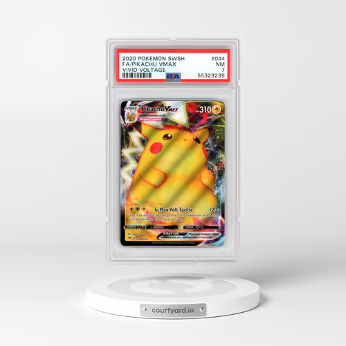 2020 Pokémon Sword & Shield Vivid Voltage #044 Pikachu Vmax - Full Art (PSA 7 NM)