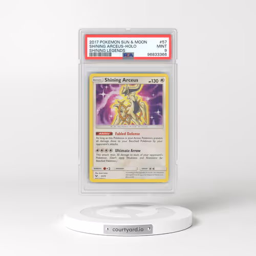 2017 Pokémon Sun & Moon Shining Legends #57 Shining Arceus - Holo Holo (PSA 9 MINT)