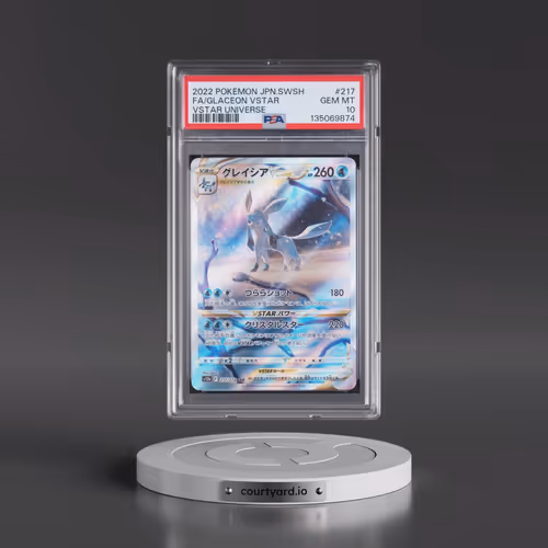 2022 Pokémon Sword & Shield Vstar Universe #217 Glaceon Vstar - Full Art (PSA 10 GEM MINT)