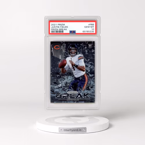 2021 Panini Prizm Prizm Break #PB8 Justin Fields (PSA 10 GEM MINT)