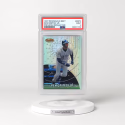 1997 Bowman's Best Preview #BBP2 Ken Griffey Jr - Refractor (PSA 9 MINT)