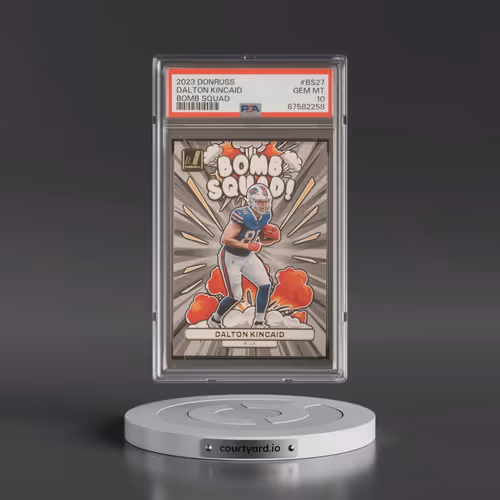 2023 Panini Donruss Bomb Squad #BS27 Dalton Kincaid (PSA 10 GEM MINT)