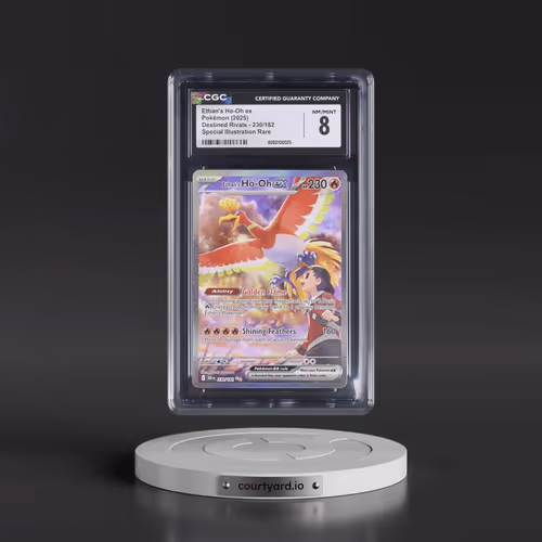 2025 Pokémon Dri EN-Destined Rivals #230 Ethan's HO-Oh EX - Holo Special Illustration Rare (CGC 8 NM