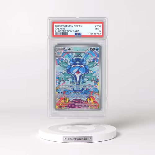2023 Pokémon Obf EN-Obsidian Flames #200 Palafin - Illustration Rare (PSA 9 MINT)