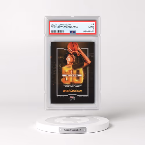 2024 Topps Now #7 Victor Wembanyama (PSA 9 MINT)