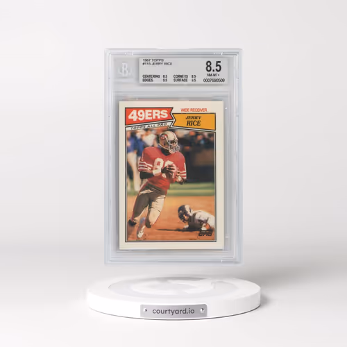 1987 Topps #115 Jerry Rice (BGS 8.5 NM-MT+)