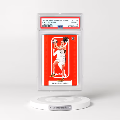 2024 Panini Instant WNBA the Logo #TL15 Caitlin Clark (PSA 8 NM-MT)