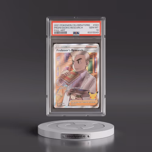 2021 Pokémon Celebrations #024 Professor's Research - Full Art (PSA 10 GEM MINT)