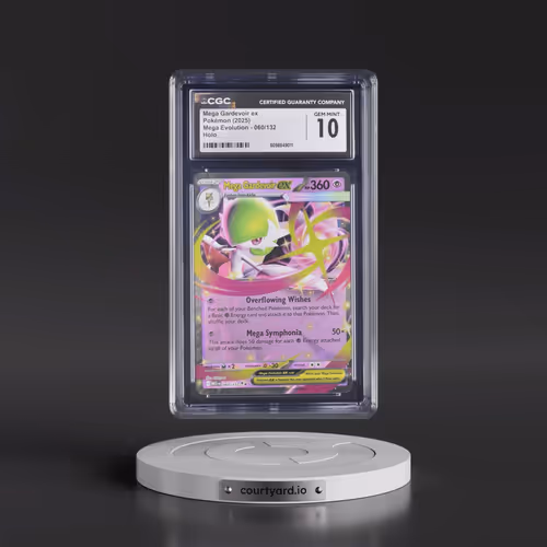 2025 Pokémon Meg EN-Mega Evolution #060 Mega Gardevoir EX - Holo (CGC 10 GEM MINT)