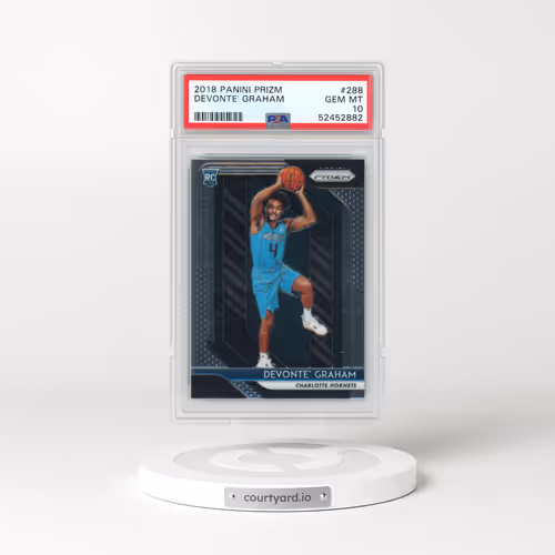 2018 Panini Prizm #288 Devonte' Graham (PSA 10 GEM MINT)