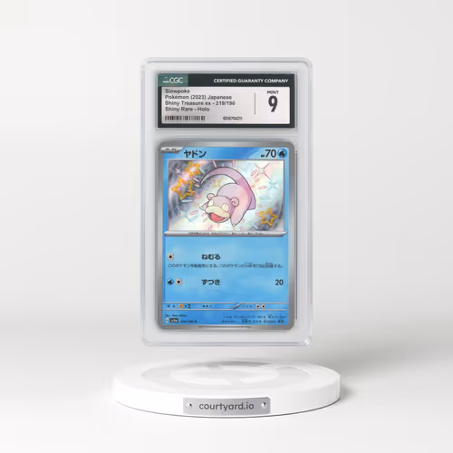 2023 Shiny Treasure ex #219/190 Slowpoke - Shiny Rare Holo (CGC 9 MINT)
