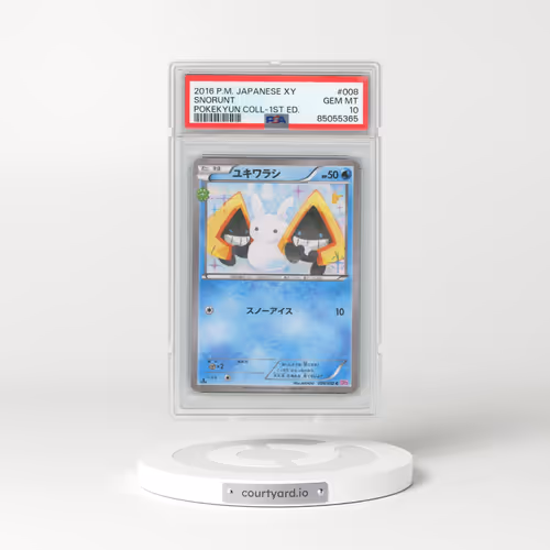 2016 Pokémon XY Pokekyun Collection #008 Snorunt - 1st Edition (PSA 10 GEM MINT)