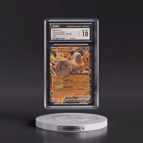 2025 Pokémon Dri EN-Destined Rivals #101 Regirock EX - Holo (CGC 10 GEM MINT)