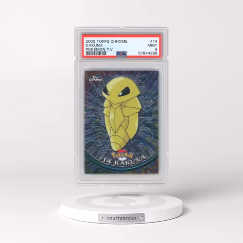 2000 Topps Chrome Pokémon T.V. #14 Kakuna (PSA 9 MINT)