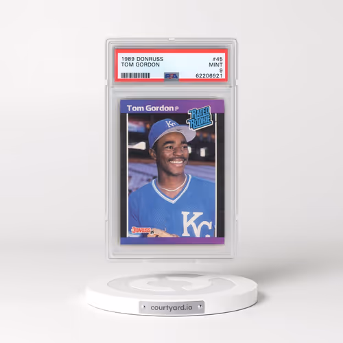 1989 Donruss #45 Tom Gordon (PSA 9 MINT)