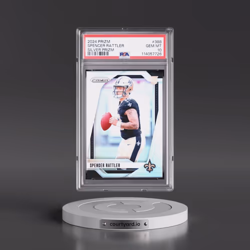 2024 Panini Prizm #388 Spencer Rattler - Silver Prizm (PSA 10 GEM MINT)