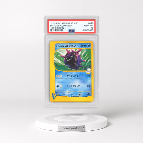2001 Pokémon VS #040 Pryce's Cloyster - 1st Edition (PSA 10 GEM MINT)