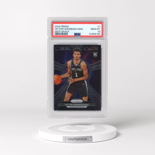2023 Panini Prizm Deep Space #1 Victor Wembanyama (PSA 10 GEM MINT)
