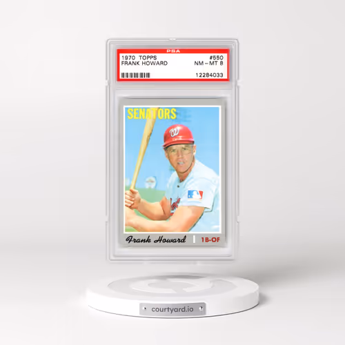1970 Topps #550 Frank Howard (PSA 8 NM-MT)