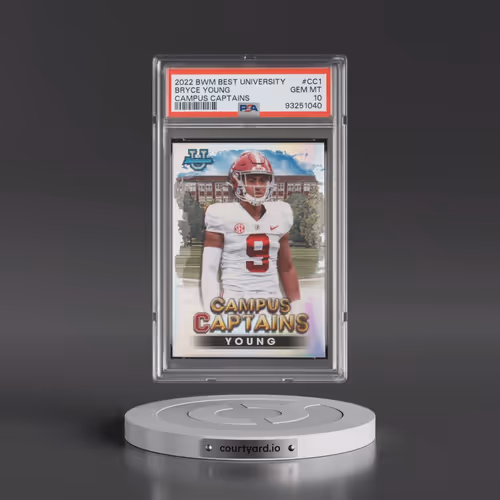 2022 Bowman's Best University Campus Captains #CC1 Bryce Young (PSA 10 GEM MINT)