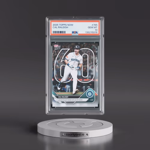 2025 Topps Now #765 Cal Raleigh (PSA 10 GEM MINT)