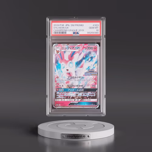 2019 Pokémon SM Promo #323 Sylveon GX - Holo Champions League 2019 (PSA 10 GEM MINT)