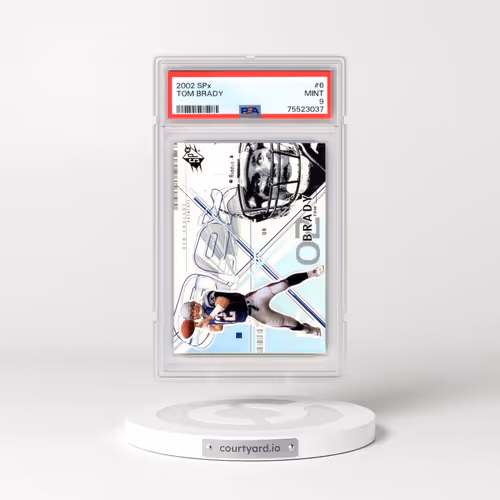 2002 Spx #6 Tom Brady (PSA 9 MINT)