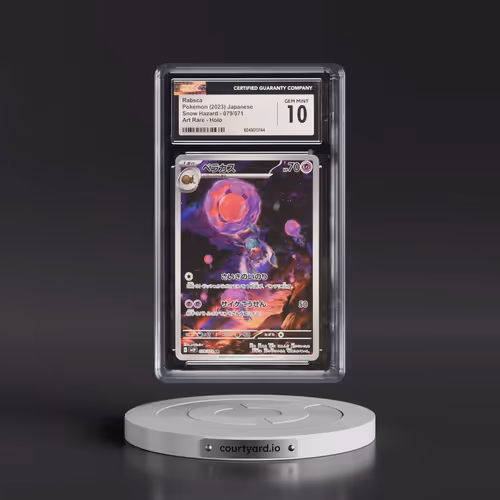 2023 Pokémon Sv2p-Snow Hazard #079 Rabsca - Art Rare (CGC 10 GEM MINT)