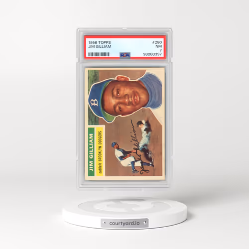 1956 Topps #280 Jim Gilliam (PSA 7 NM)