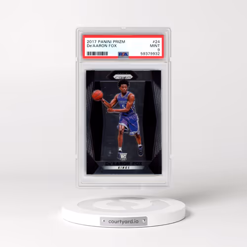 2017 Panini Prizm #24 DE'Aaron Fox (PSA 9 MINT)