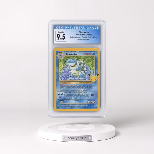 2021 Celebrations - Classic Collection #2/102 Blastoise - Base Set Holo (CGC 10 GEM MINT)