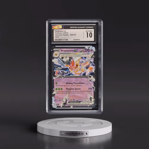 2023 Pokémon Obf EN-Obsidian Flames #096 Vespiquen EX - Holo (CGC 10 GEM MINT)