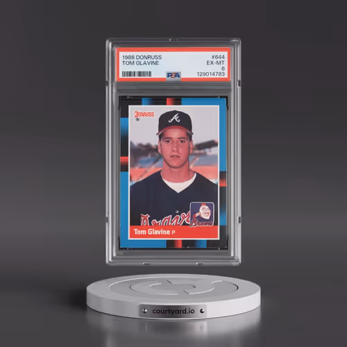 1988 Donruss #644 Tom Glavine (PSA 6 EX-MT)